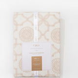 Satin bed linen set in 210 thread count cotton fibre, 200x220 cm