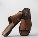 Women's slip-on leather shoes