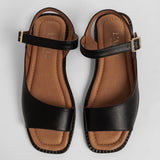 Women's leather slippers