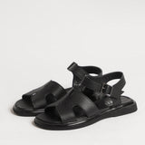 Women's leather slippers
