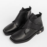Women's leather ankle boots