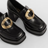 Women’s leather high heels