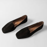 Women's leather moccasins