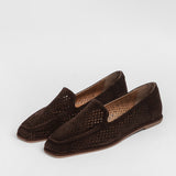 Women's leather moccasins