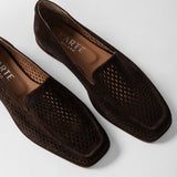 Women's leather moccasins