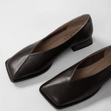 Women's leather shoes