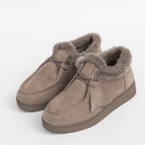 Women’s leather ankle boots with insulation