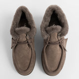 Women’s leather ankle boots with insulation