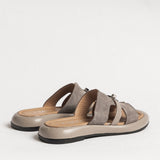 Women's embossed sandals
