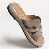 Women's embossed sandals