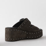 Women's embossed sandals