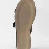 Women's embossed sandals