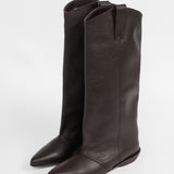 Women's leather knee-high boots
