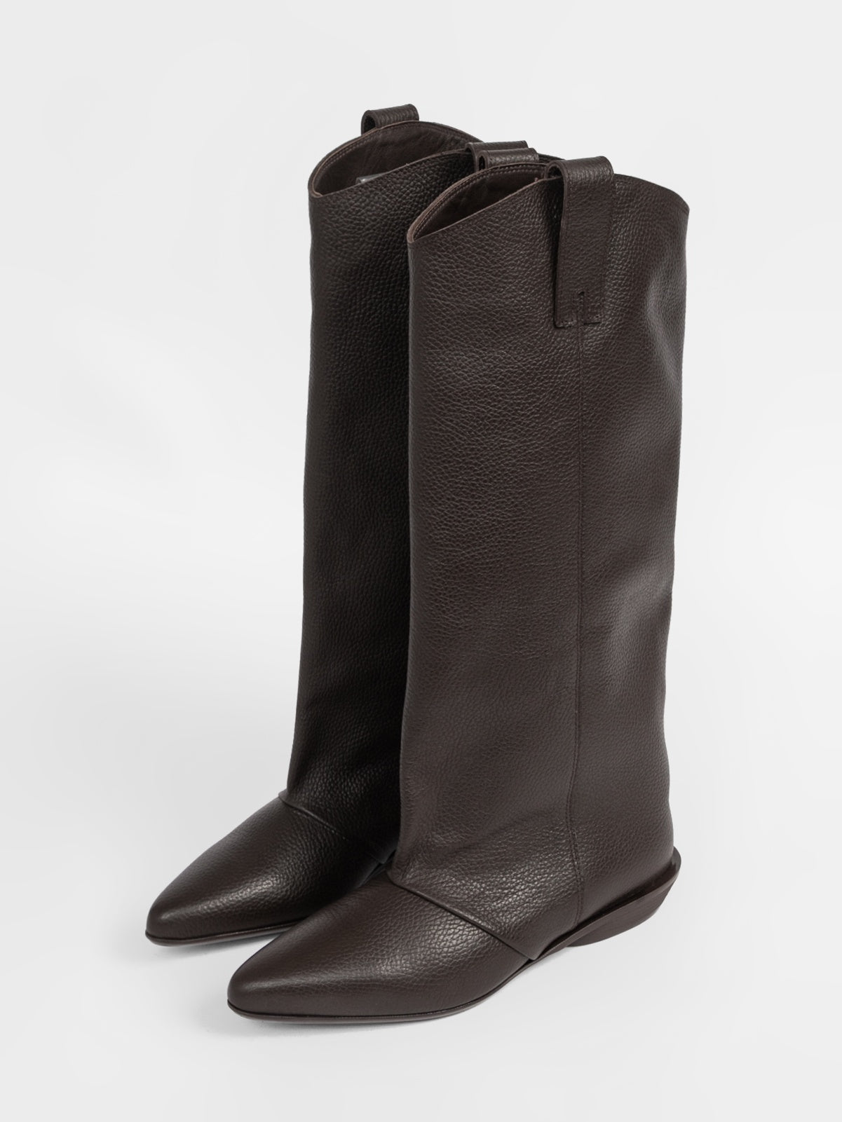Women's leather knee-high boots