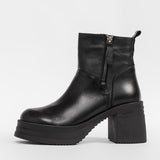 Women's leather ankle boots