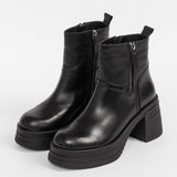 Women's leather ankle boots