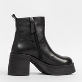 Women's leather ankle boots