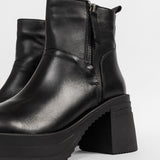 Women's leather ankle boots