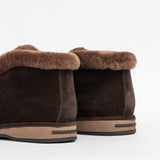Women’s leather ankle boots with insulation