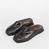 Women’s leather outdoor slippers