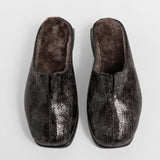 Women’s leather outdoor slippers