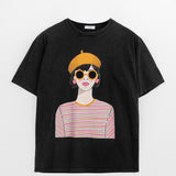 Women's short-sleeved shirt