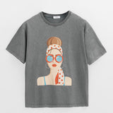 Women's short-sleeved shirt