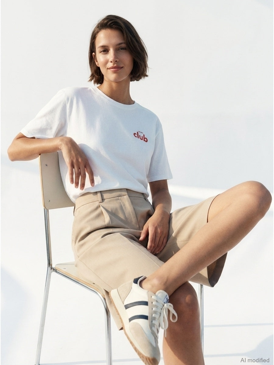 Women's short-sleeved shirt