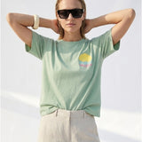 Women's short-sleeved shirt
