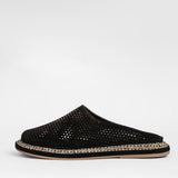Women's leather outdoor slippers