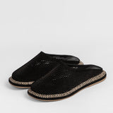 Women's leather outdoor slippers