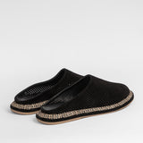 Women's leather outdoor slippers
