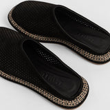 Women's leather outdoor slippers