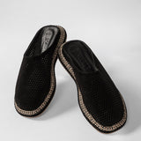 Women's leather outdoor slippers