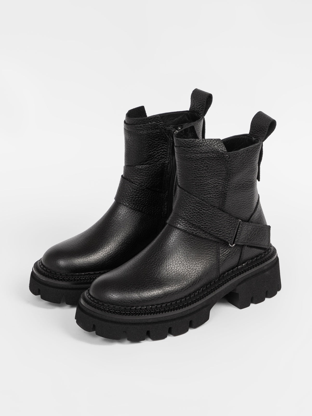 Women’s leather ankle boots