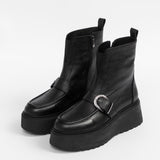 Women’s leather ankle boots