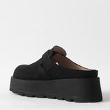 Women's leather outdoor slippers