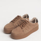 Women's leather casual shoes