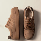 Women's leather casual shoes