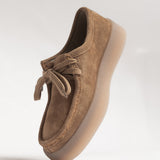 Women's leather moccasins