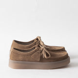 Women's leather moccasins