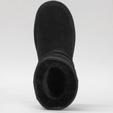 Women's leather boots with insulation