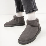 Women's leather boots with insulation