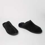 Men's leather room slippers