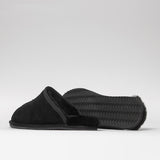 Men's leather room slippers