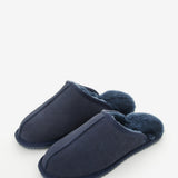 Men's leather room slippers