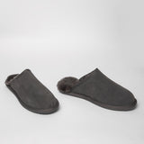 Men's leather room slippers