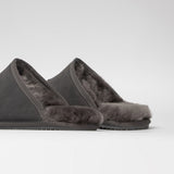 Men's leather room slippers