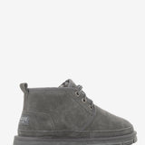 Men's leather boots with insulation