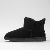 Men's leather boots with insulation